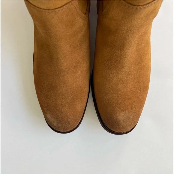 New Franco Sarto Womens Malina Whiskey Suede Ankle Boots Bootie Size 7 - Picture 7 of 10